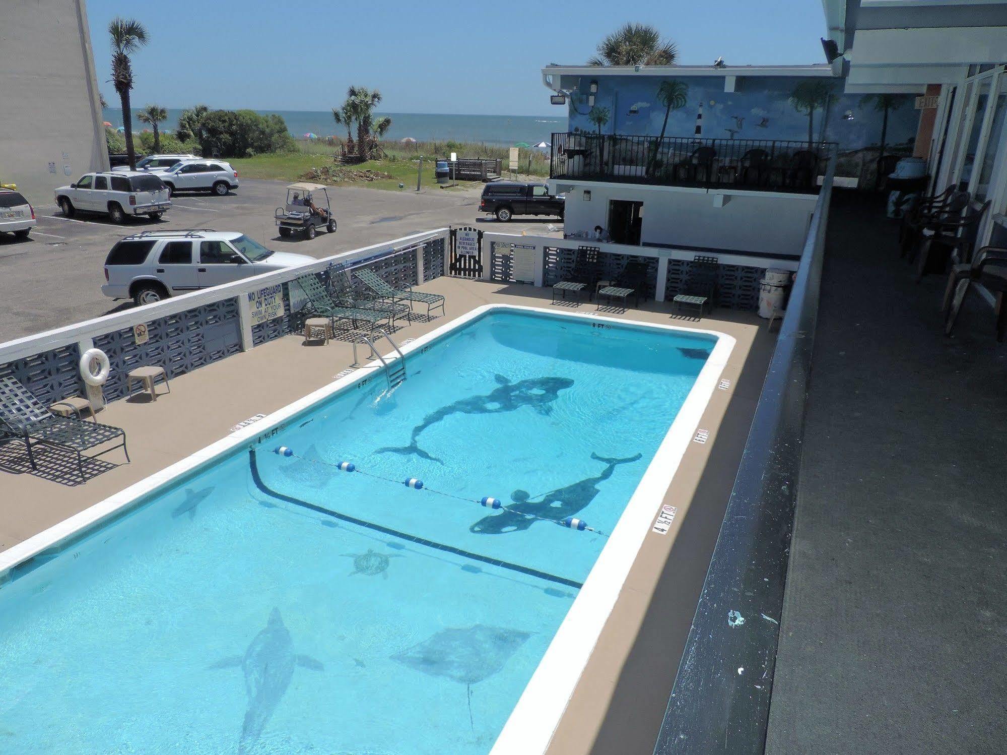Sea Hawk Oceanfront Motel 미를 비치 외부 사진